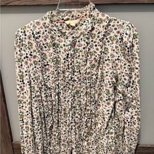 Floral Ruffle Blouse